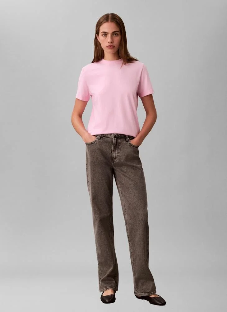 CALVIN KLEIN  Graphic Crew Neck T-Shirt for Women | Best Price UAE