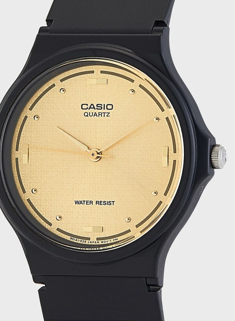 CASIO Silicone Strap Analog Watch