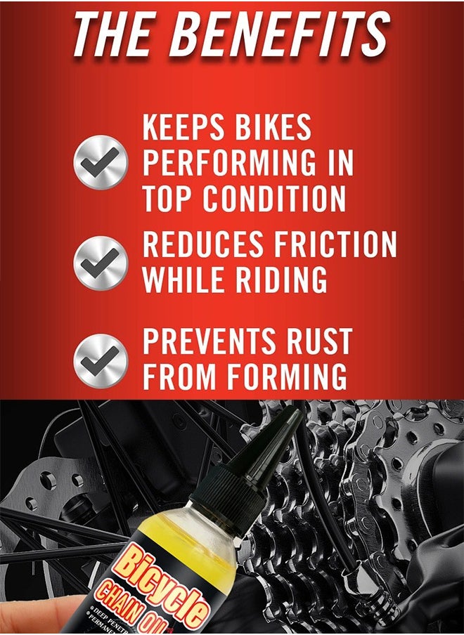 WILLIAM WEIR 100ml All Purpose Bicycle Chain Oil Bike Bearing Chain Hub Lubricants Repair Lube Rust Prevention Also Works for Mechanic Tools Sewing Machine Automotive Accessories Home Appliances  - Image 4