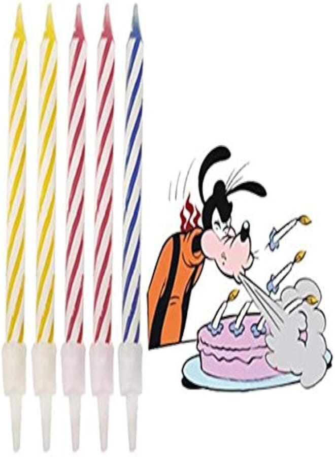 Unisex Magic Relighting Birthday Cake Relight Party Candles Gag Prank cake Accessories,WG010