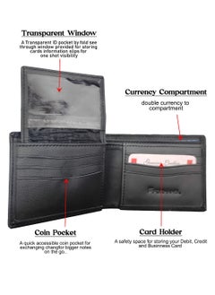 Forhans Trim Detail Classic Bi-Fold Original Leather Wallet For Mens  - Image 4
