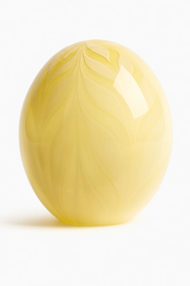 اتش اند ام منحوتة زجاجية كبيرة