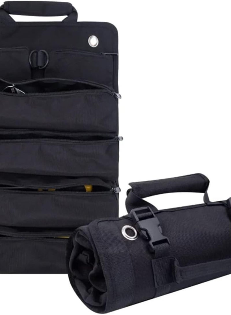GGOOT Multi-Purpose Tool Bag Professional Multi Pocket Hardware Tools Pouch Roll UP Portable Small Tools Organizer Bag  - Image 4