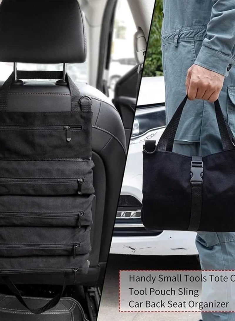 GGOOT Multi-Purpose Tool Bag Professional Multi Pocket Hardware Tools Pouch Roll UP Portable Small Tools Organizer Bag  - Image 3