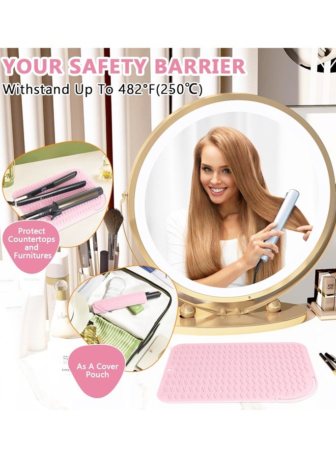 Large Silicone Heat Resistant Mat, Portable Pad for Hair Styling Hot Tools - Image 4