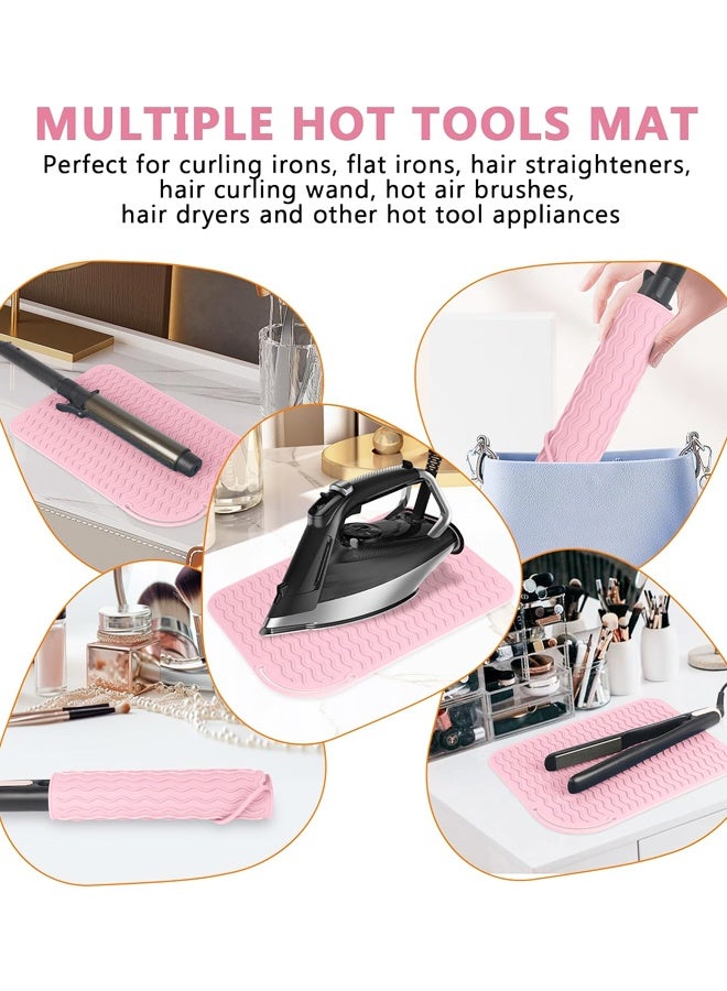 Large Silicone Heat Resistant Mat, Portable Pad for Hair Styling Hot Tools - Image 5