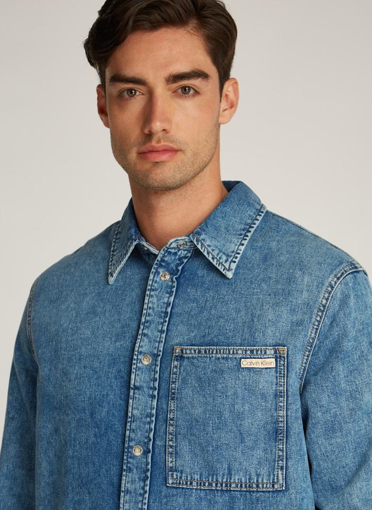 Calvin Klein Jeans Regular Denim Shirt  - Image 3