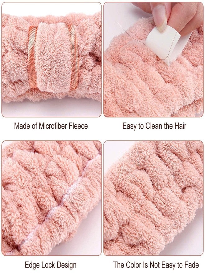 BANIRA Microfiber Headbands Spa Facial Headbands Makeup Headbands Elastic Terry Cloth Head Wrap for Women Girls Washing Face Makeup Shower Yoga Sports PACK OF-1 (RANDOM COLOR) - Image 4