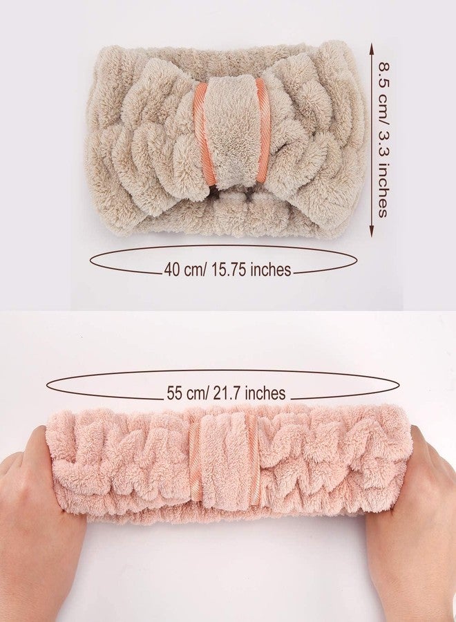BANIRA Microfiber Headbands Spa Facial Headbands Makeup Headbands Elastic Terry Cloth Head Wrap for Women Girls Washing Face Makeup Shower Yoga Sports PACK OF-1 (RANDOM COLOR) - Image 3