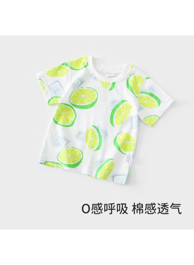 Bornbay summer Short Sleeve Casual Base Layer Cute Kids' T-shirt Mesh T-shirt - Image 4