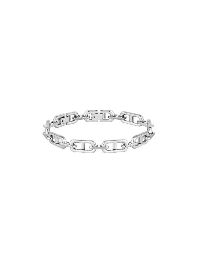 BOSS Mens Kode Chain Collection Link Bracelet In Stainless Steel - 1580727M