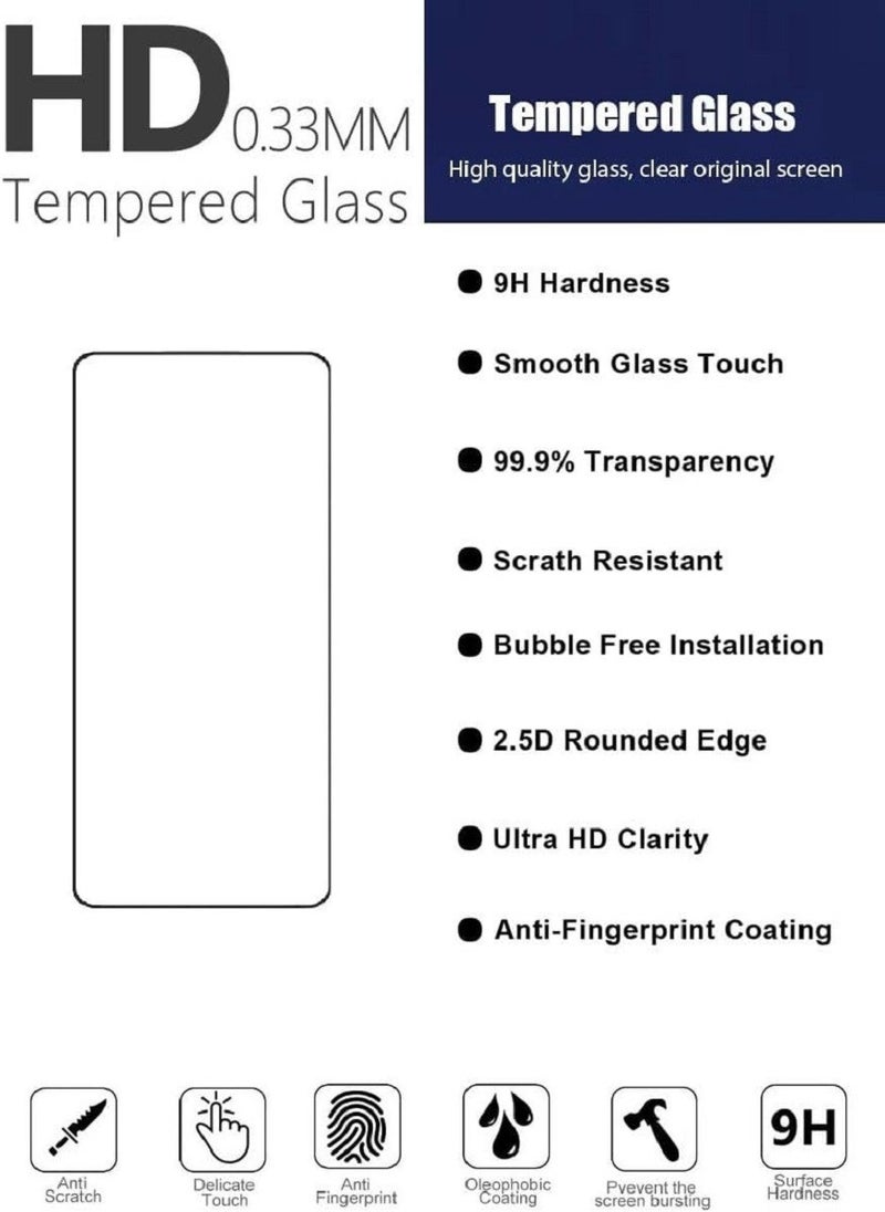 RAYON Tempered Glass Screen Protector 5D Designed For Samsung Galaxy A04 Full Screen Coverage And Bubble Free - Image 4