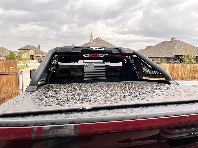 Zxiaochun Rear Middle Window American Flag Decal for 2019 2020 2021 2022 2023 2024 Dodge RAM 1500 2500 3500 Accessories, Back Center Sliding Window Glass USA Flag Vinyl Sticker(Matte Black) - Image 5
