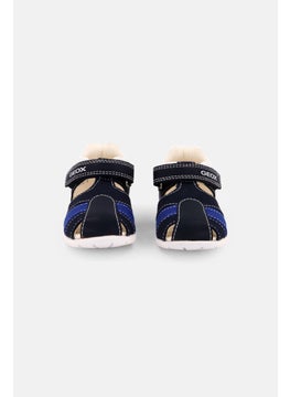 GEOX Toddler Boy Elthan Velcro Sandals, Navy  - Image 3