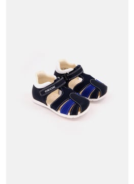 GEOX Toddler Boy Elthan Velcro Sandals, Navy  - Image 1