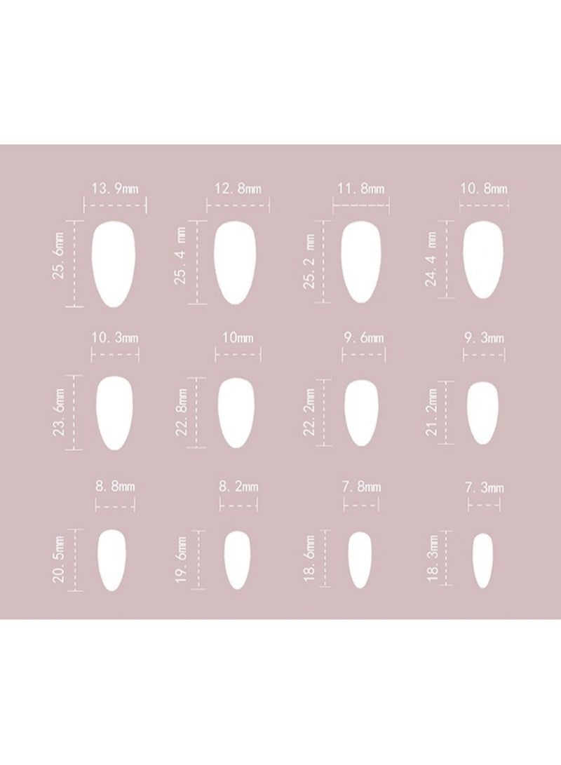 Press On Nails Simple White Bow Tie Wearing Armor, Short Nude Ins-style Nail Art，24Pcs