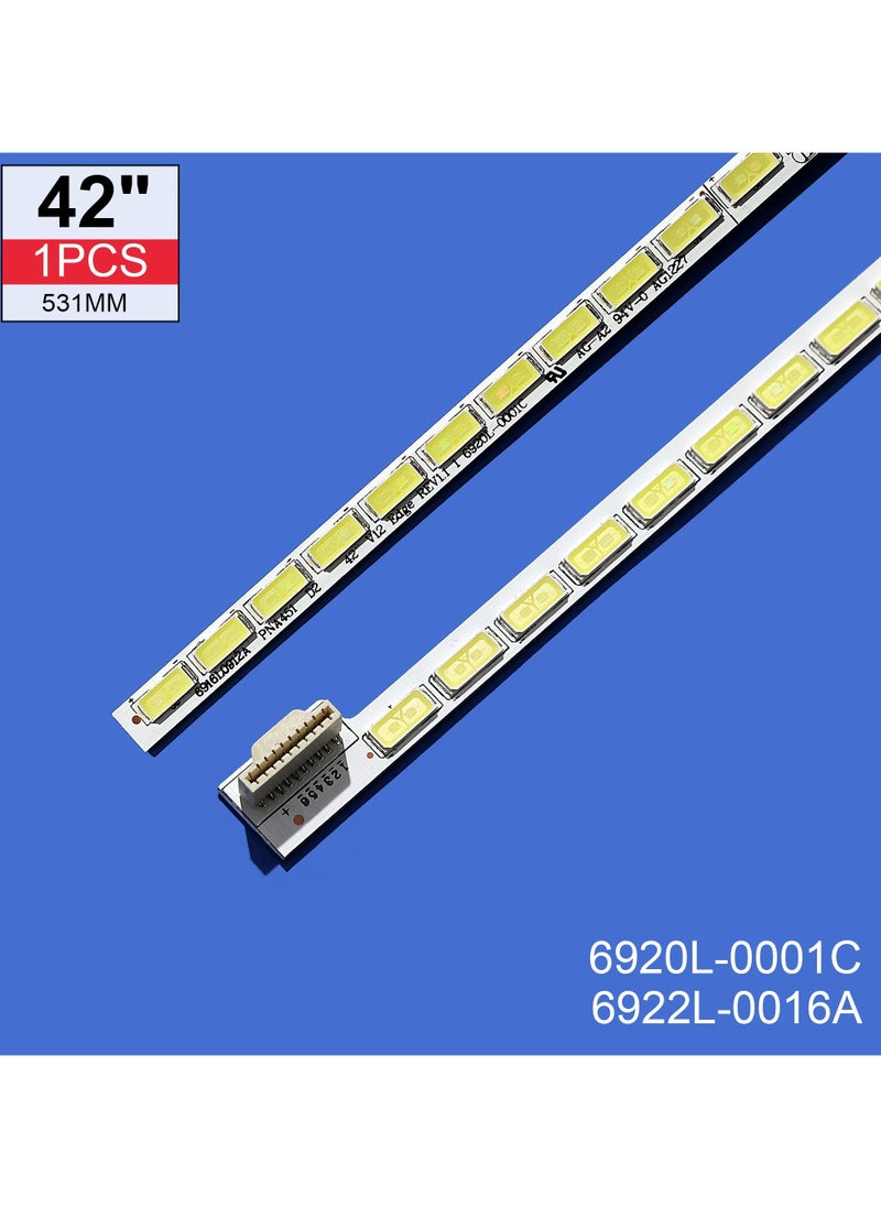 إل جي قطعة واحدة من الإضاءة الخلفية LED لتلفزيون LG مقاس 42 بوصة (6920L-0001C 6922L-0016A42 v12 edge)"  - Image 1