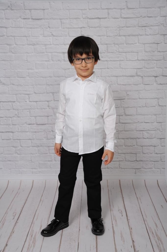 Sedacan Kostüm Sedacan Costume Boy Summer Linen Long Sleeve Shirt - Image 1