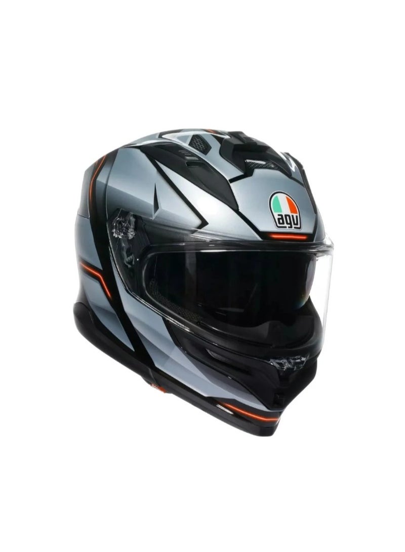 AGV K7 MPLK JAEGER BLACK/SILVER Helmet - Image 1