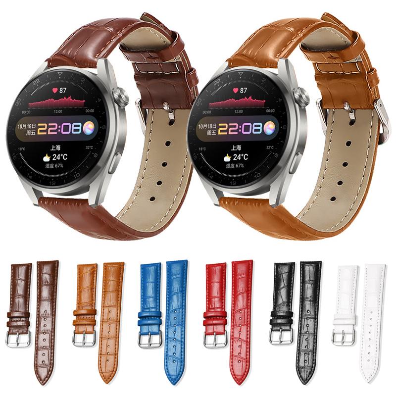 إيروريكس سوار ساعة جلدي بمشبك دبوس من الخيزران مقاس 18 مم (بني فاتح) - Image 2