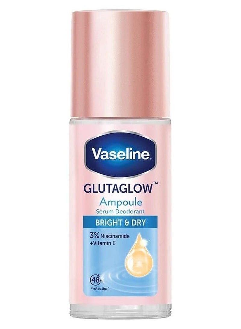 فازلين مزيل العرق جلوتاجلو برايت آند دراي أمبولة سيروم 45 مل - Image 1
