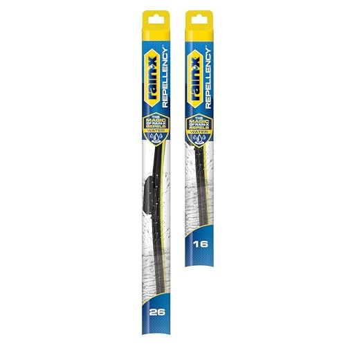 Rain-X RainX 810348 Repellency Water Repellent Wiper Blades 26  16 Windshield Wipers All Weather StreakFree for Enhanced Visibility wWater Repellency Formula Amazon Exclusive - Image 1