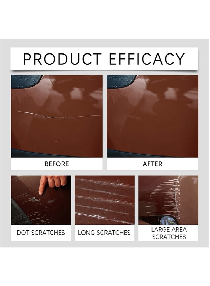 Homonth Car Scratch Repair Pen，Car Paint Scratch Removal Pen, Car Touch Up Paint，Erase Vehicle Scratches，Quick And Easy Repair，Suitable For All Kinds Of Cars （White，15ml） - Image 2