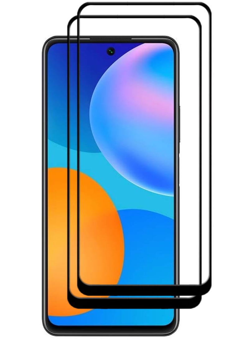 ACLIX 2 Pieces Antistatic ESD Dustproof Premium Quality High Definition Tempered Glass Screen Protector Designed For Huawei Y7a - Image 1
