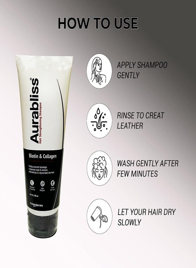 DermaShoap Transform Your Hair with Aurabliss Hair Straightening Shampoo - Advanced Anti-Hair Fall & Damage Repair Formula for Silky Straightening and Smoothing (100ml) - Image 4