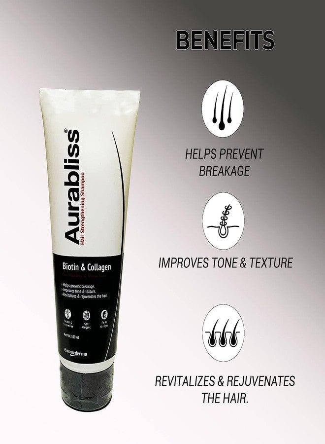 DermaShoap Transform Your Hair with Aurabliss Hair Straightening Shampoo - Advanced Anti-Hair Fall & Damage Repair Formula for Silky Straightening and Smoothing (100ml) - Image 5