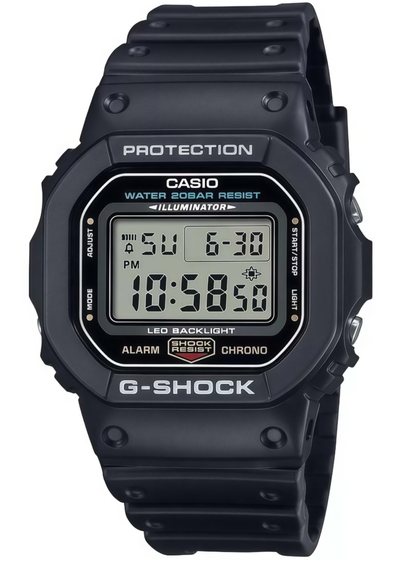 Casio Men's G-Shock Black Rubber Digital Sports Watch - Image 2