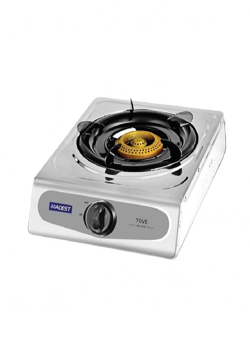 MACEST Single Burner Gas Cooker MC-47310 SILVER  - Image 1