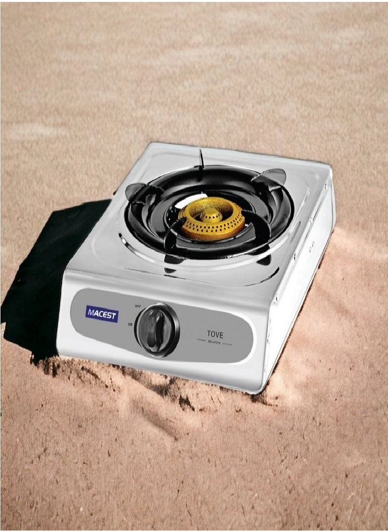 MACEST Single Burner Gas Cooker MC-47310 SILVER  - Image 2