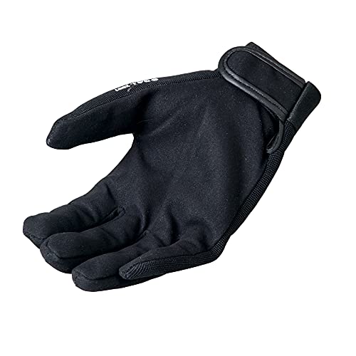 Hot Leathers قفازات ميكانيكي هيكل عظمي من هوت ليذرز (أسود، متوسط) - Image 2