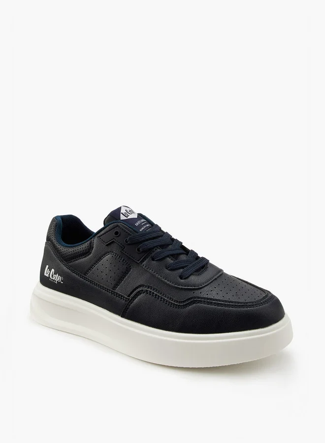 Lee Cooper Men's Panelled Lace-Up Sneakers