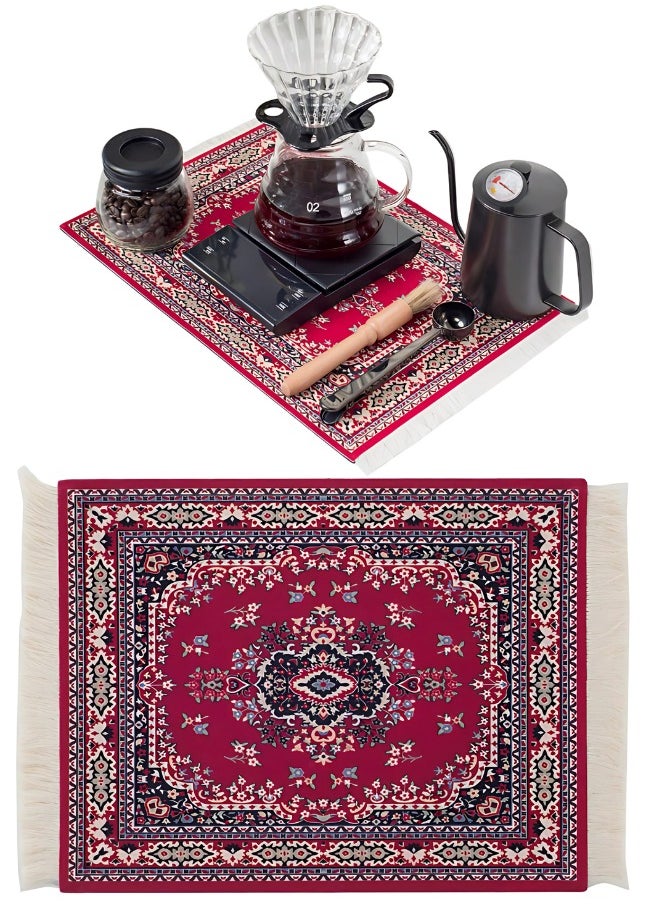 عطري حصيرة القهوة، حصيرة فنجان القهوة، حصيرة كوب القهوة، حصيرة الطاولة، حصيرة السجاد،  - Image 1