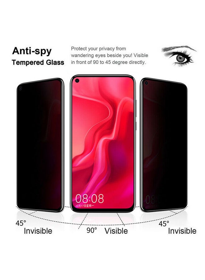 EYE CATCH 5D Anti-Spy Privacy Tempered Glass Screen Protector For Honor 10 Lite Black - Image 1