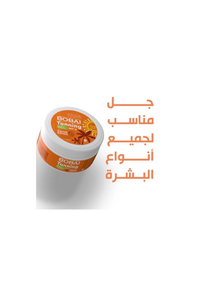 bobai Tanning Gel for Glowing Skin – Enhances Natural Tan with a Smooth, Hydrating Formula – Non-Sticky and Easy to Apply – 300ml - Image 3