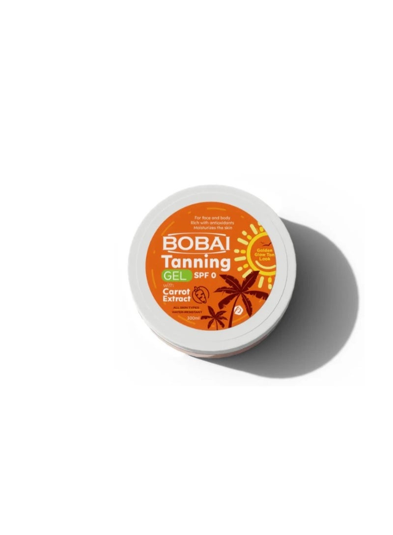 bobai Tanning Gel for Glowing Skin – Enhances Natural Tan with a Smooth, Hydrating Formula – Non-Sticky and Easy to Apply – 300ml - Image 4