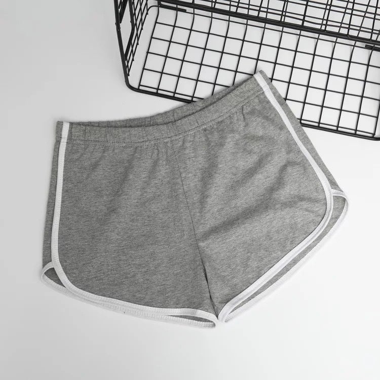 Sports Shorts Womens Summer Casual Solid Color Three-point Pants Korean Style Fashion Yoga Beach Pants Candy Color Hot Pants Wide Legs Pink  - Image 3