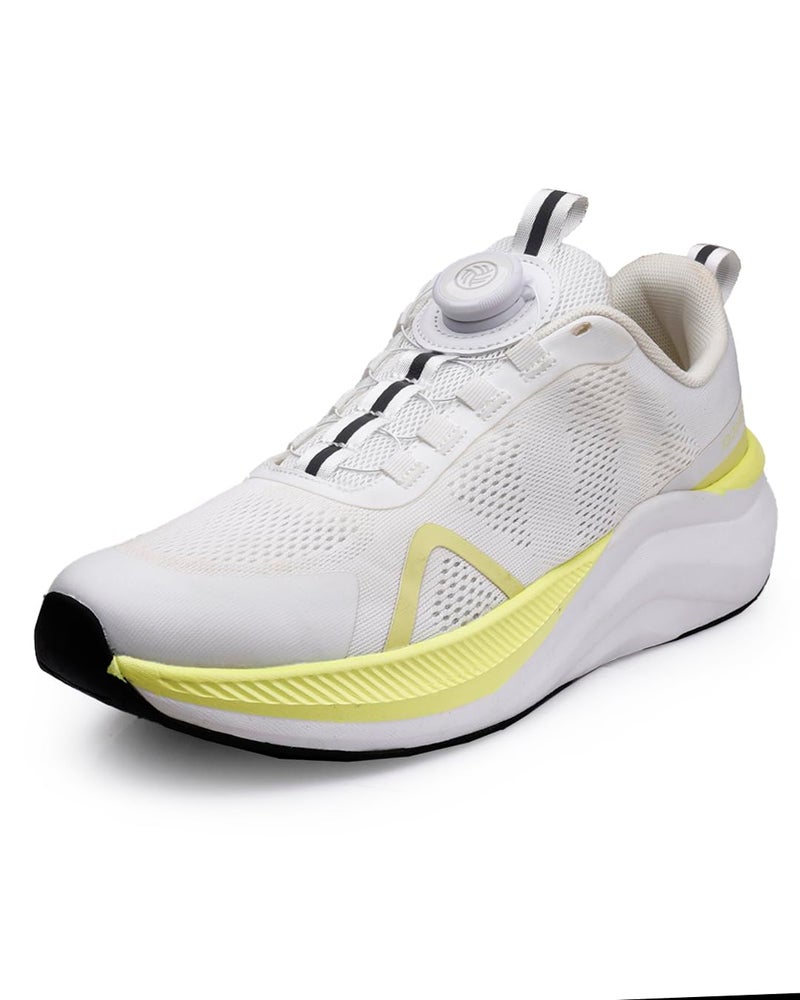 Bacca Bucci ION Glide – Advanced Performance Sports Shoes with Rotary Lacing & Ultra-Comfort Insocks White UK 6 - Image 1