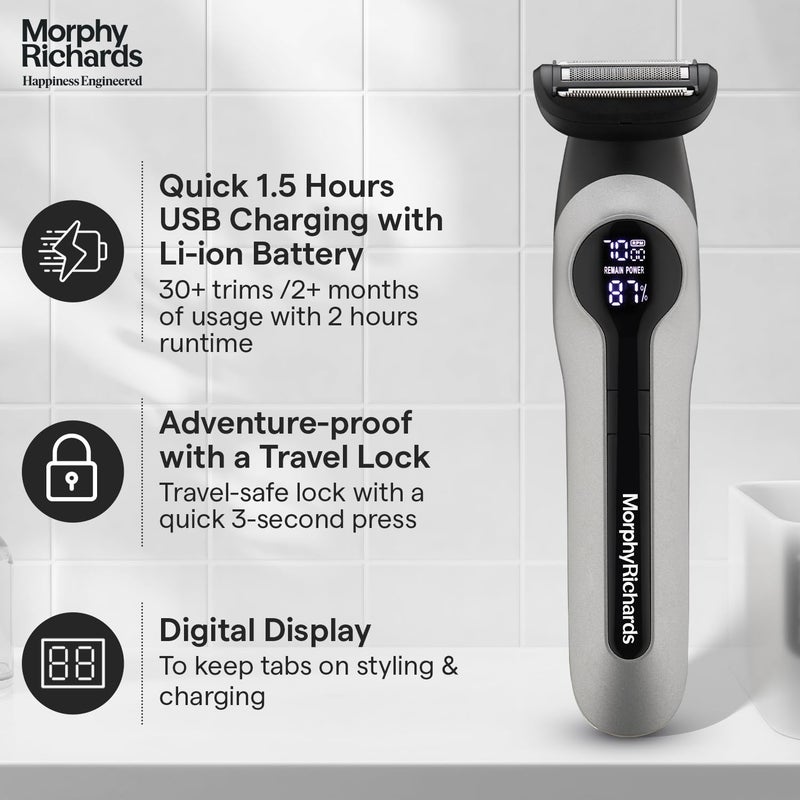 Morphy Richards Kingsman Digital 15IN1 Body Groomer - Image 3