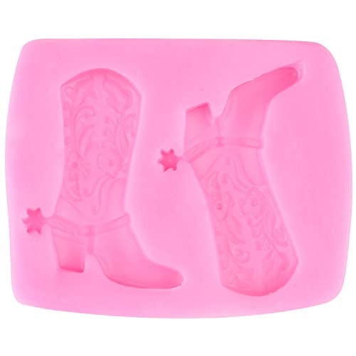 YIHUOMOLDS 3D Boot Silicone Molds Cowboy Boot Fondant Mold For DIY Cake Decorating Cupcake Topper Chocolate Candy Gum Paste Polymer Clay - Image 5