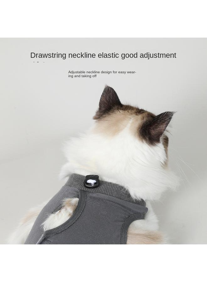 Bluejw Modal High-elastic Pet Sterillation Clothing Medical Care Special Clothing For Postoperative Recovery Cat Dog Clothing Pet Supplies - Image 5