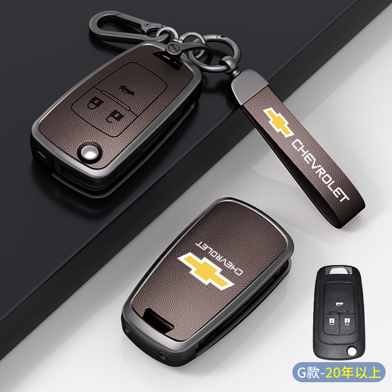 Chevrolet Key Case for Cruze, Malibu, Trax, and More - Premium Zinc Alloy Design - Image 1