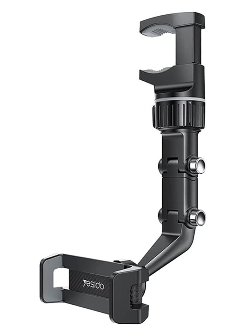 Yesido C192 Car Rearview Mirror Using Phone Holder(Black) - Image 1