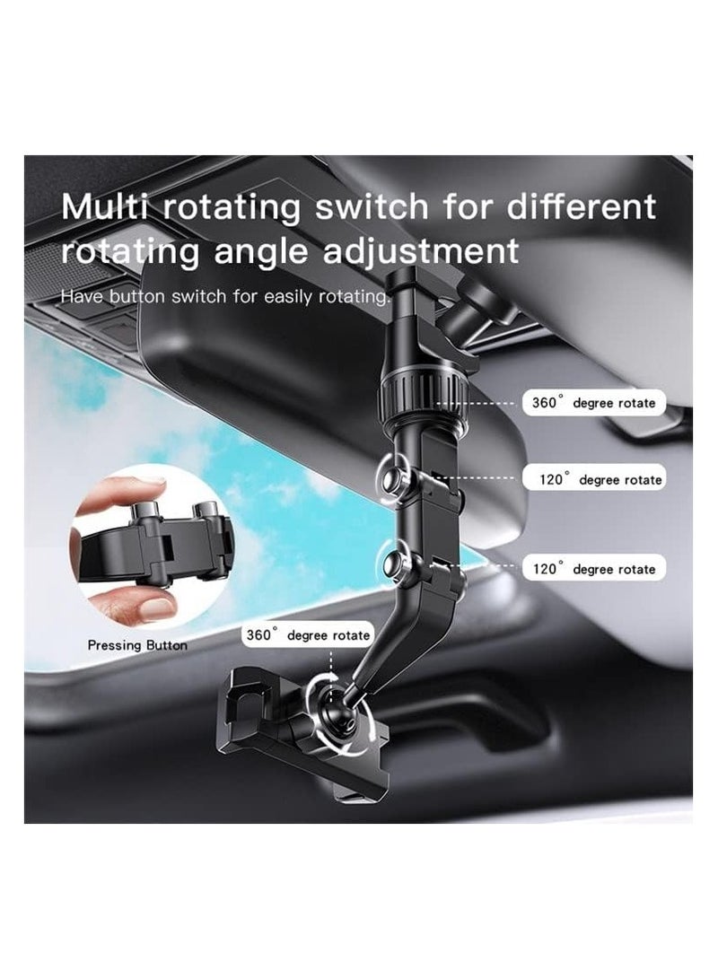 Yesido C192 Car Rearview Mirror Using Phone Holder(Black) - Image 2