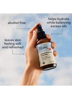 Sky Organics Sky Organics Organic Rosewater Facial Mist for Face, 100% Pure & Steam-Distilled USDA Certified to Hydrate, Balance & Refresh, 4 fl. Oz  - Image 4