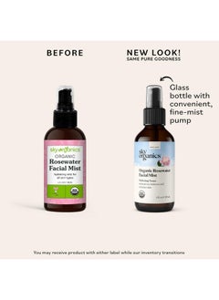 Sky Organics Sky Organics Organic Rosewater Facial Mist for Face, 100% Pure & Steam-Distilled USDA Certified to Hydrate, Balance & Refresh, 4 fl. Oz  - Image 2