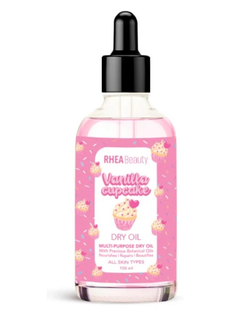 Vanilla cupcake dry oil